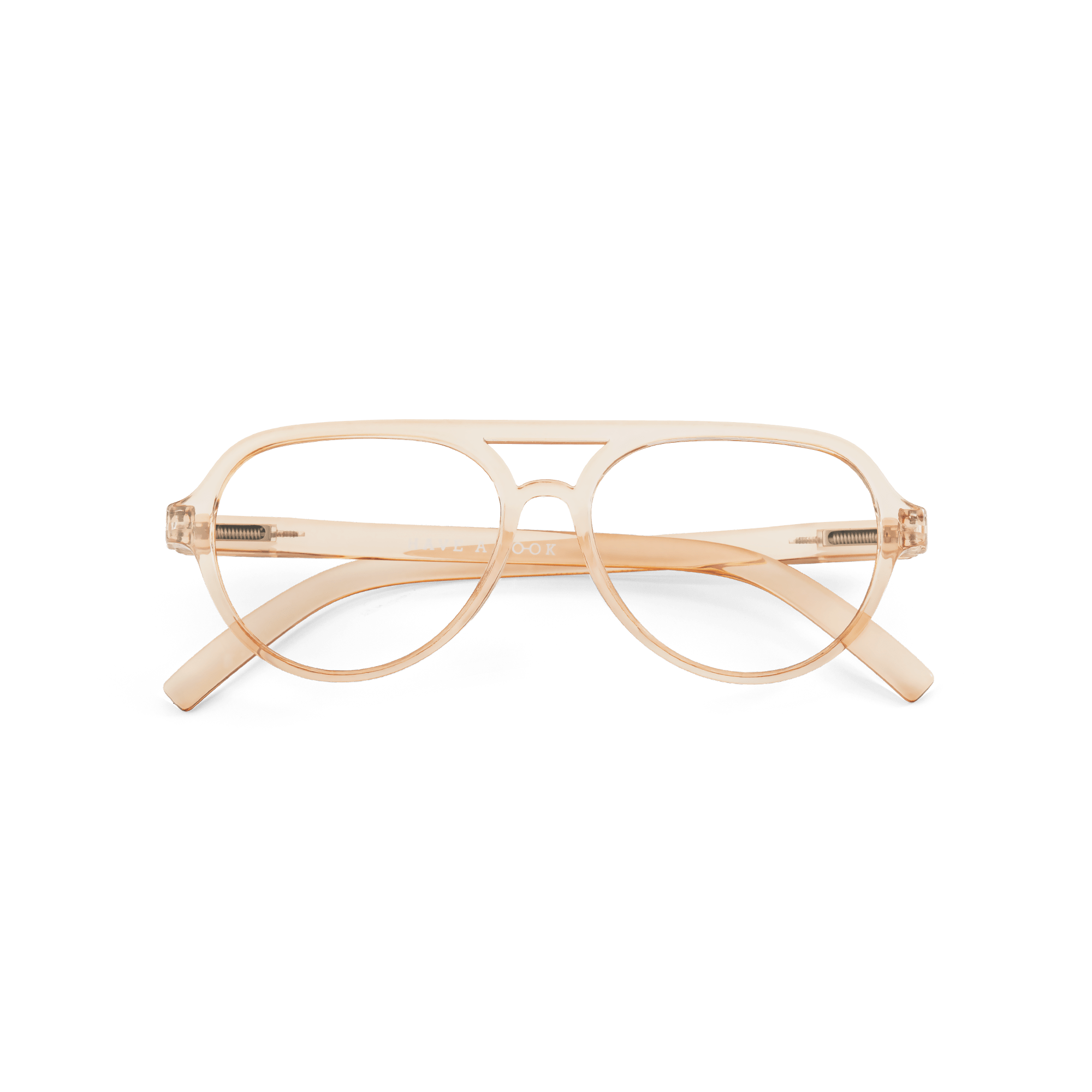 Clear lens glasses Avi - amber