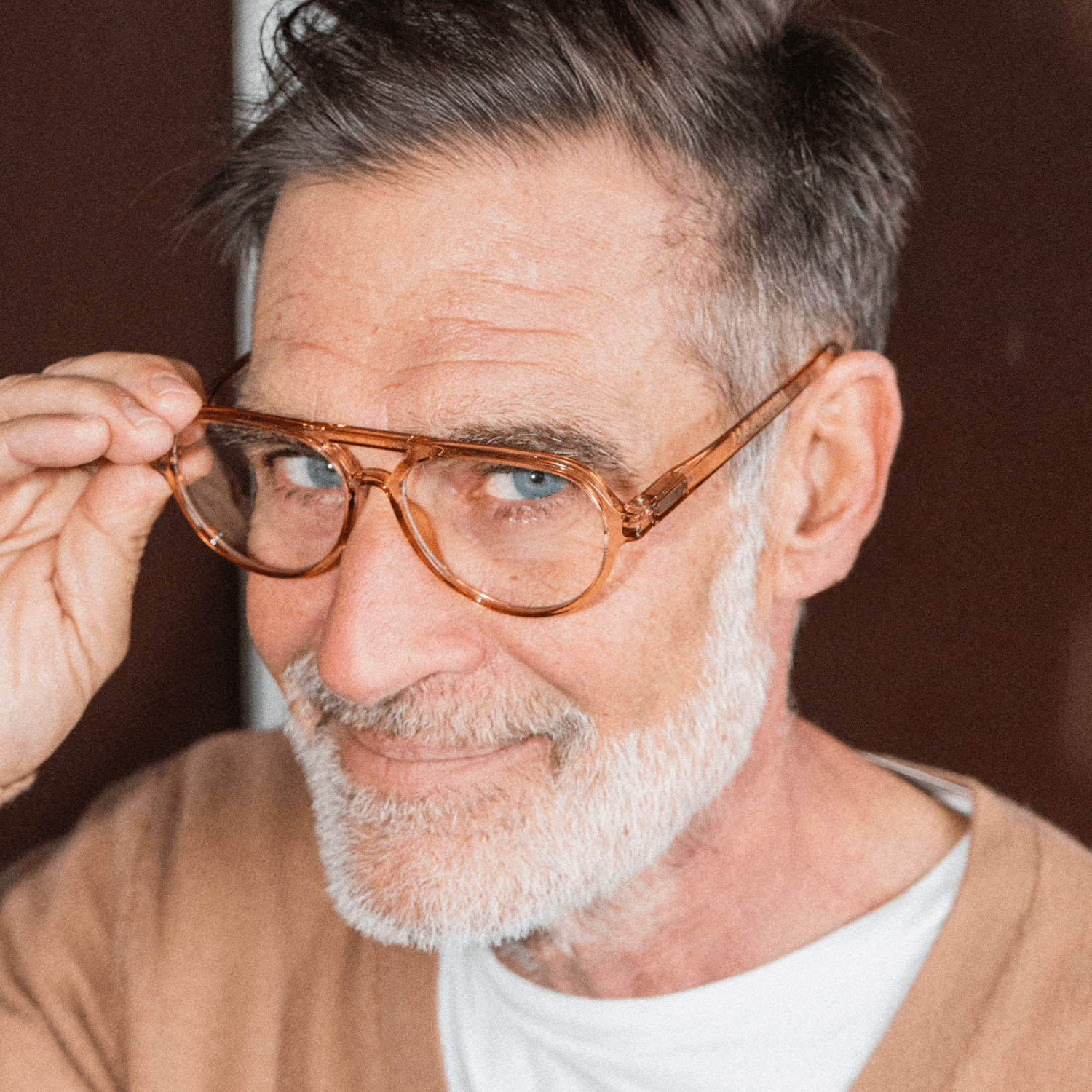 Reading glasses Avi - amber