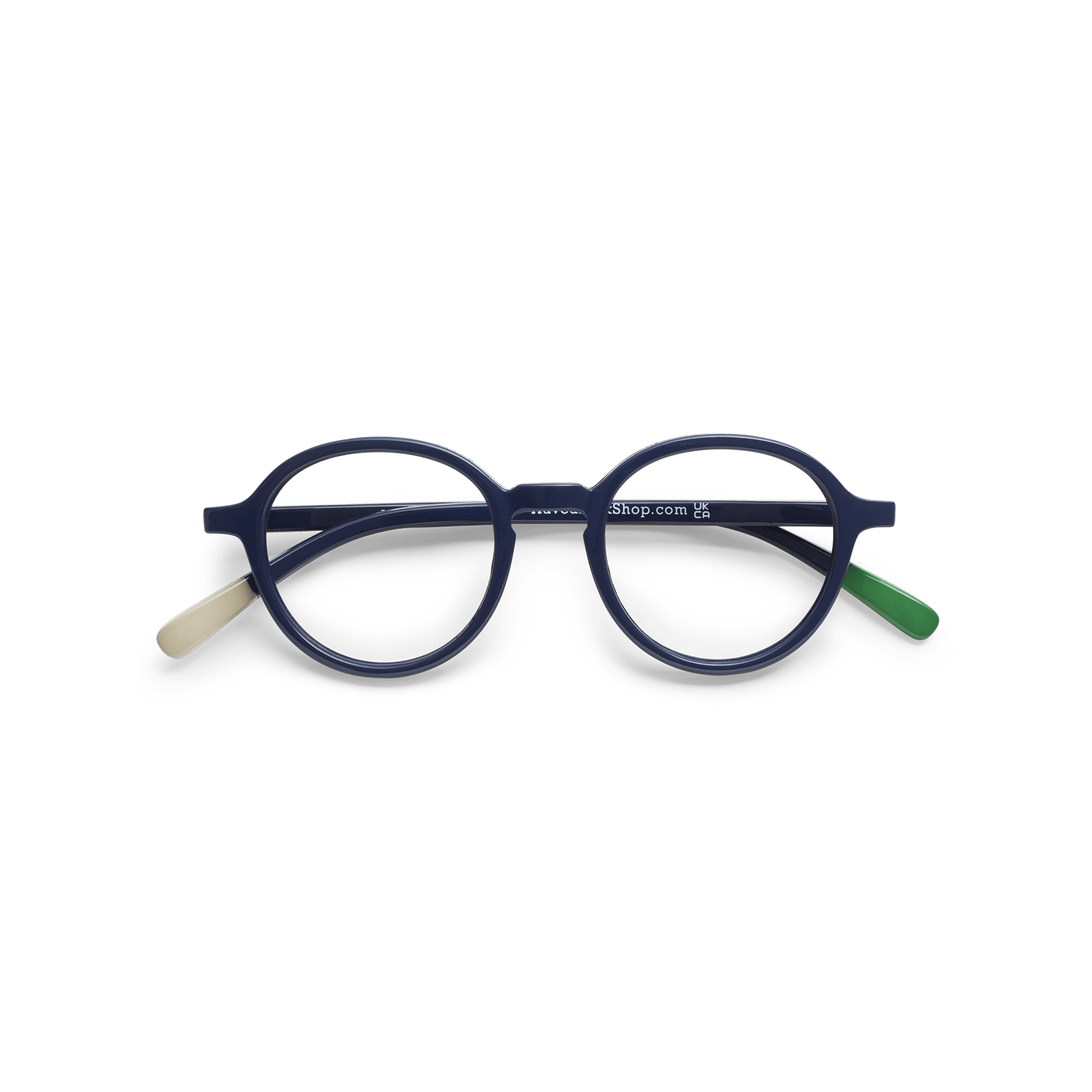 Briller u. styrke Circle Slim - navy