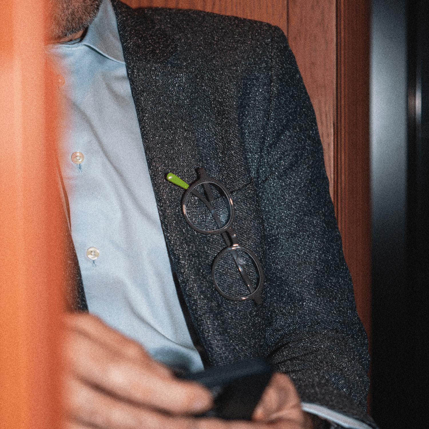 Lesebriller Circle Slim - grey