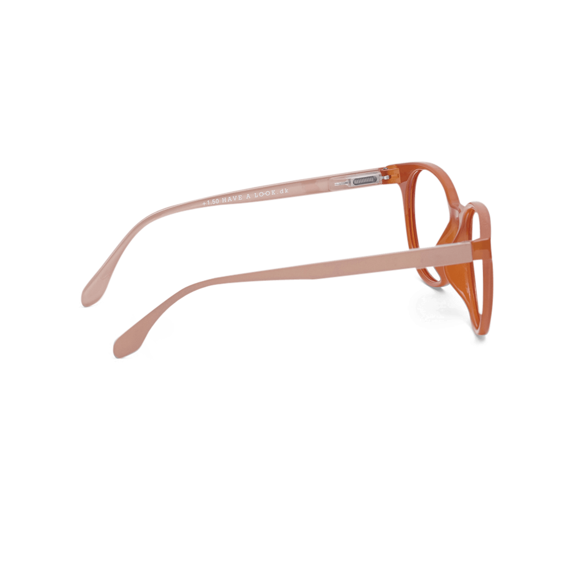 Lesebriller City - tomato