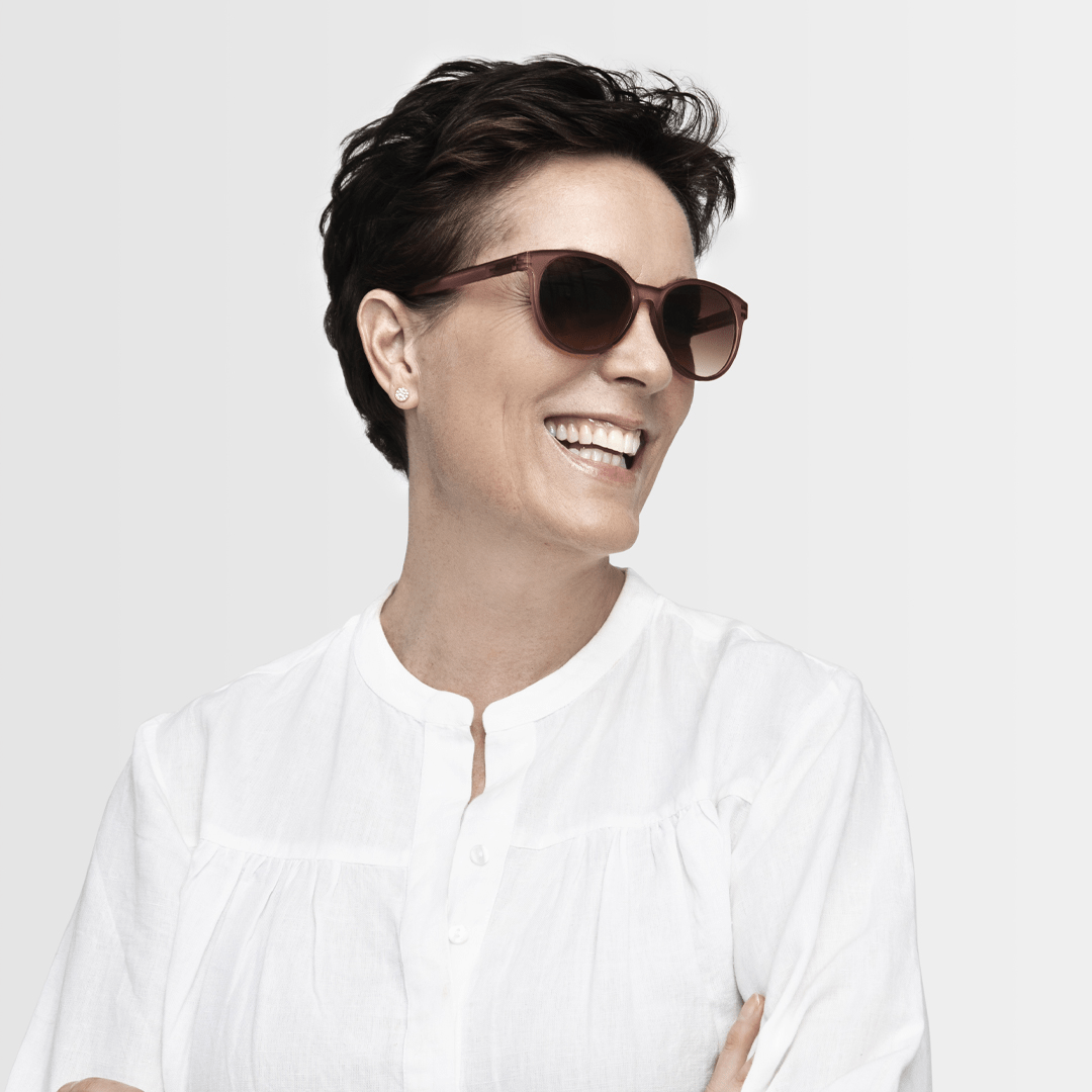 Minus-solbriller City - coral/black