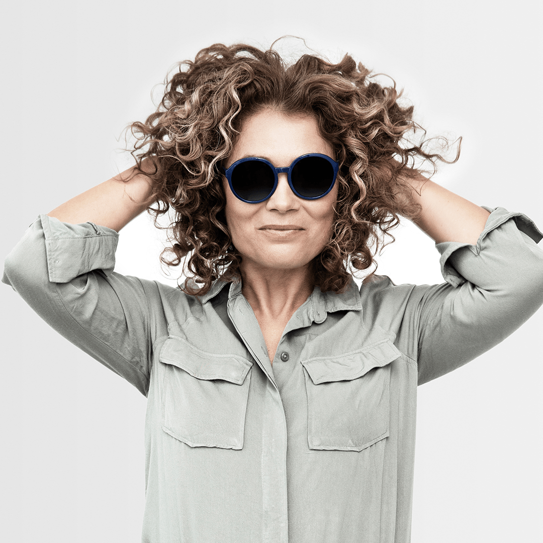 Minus-solbriller Diva - blue