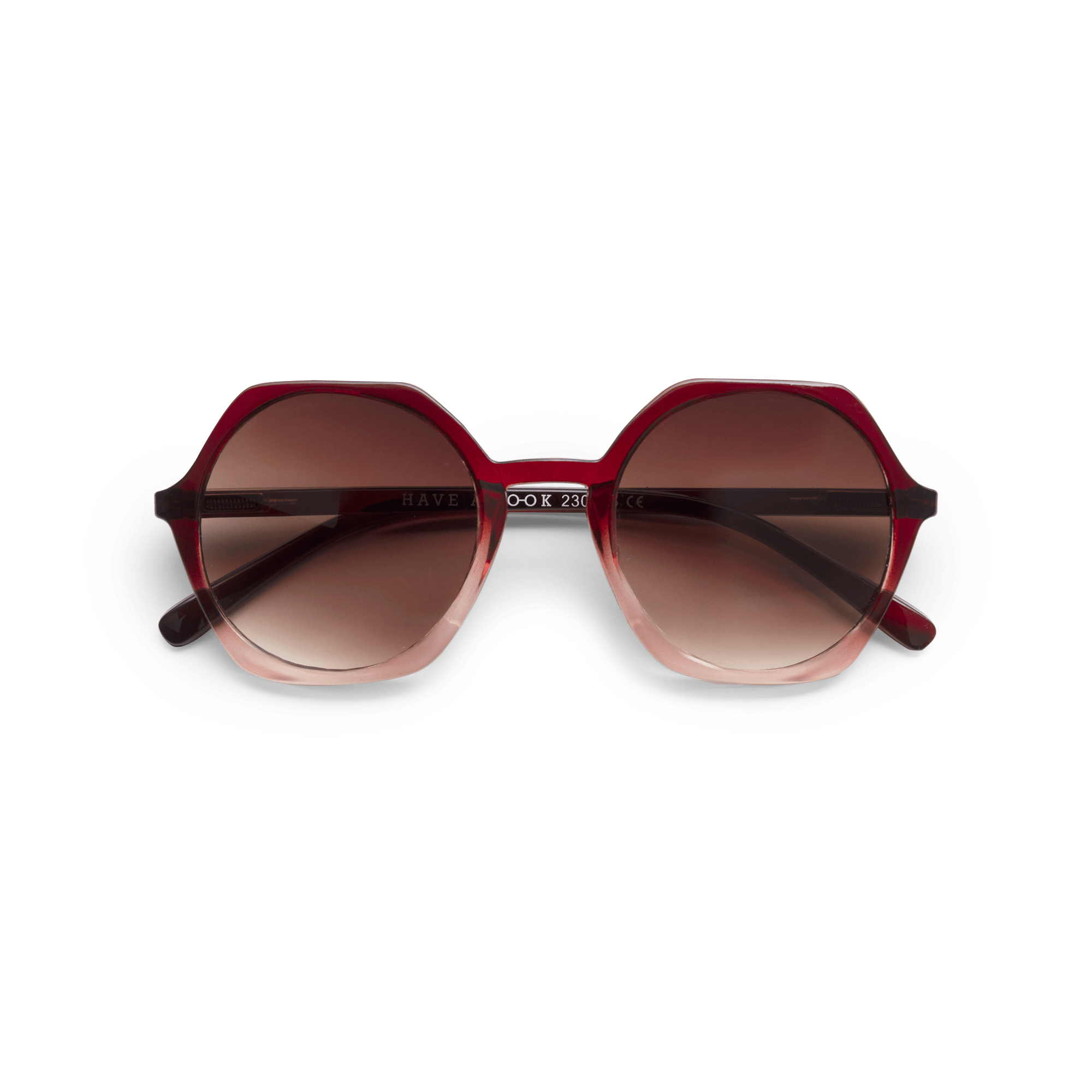 Minus-solbriller Edgy - ruby