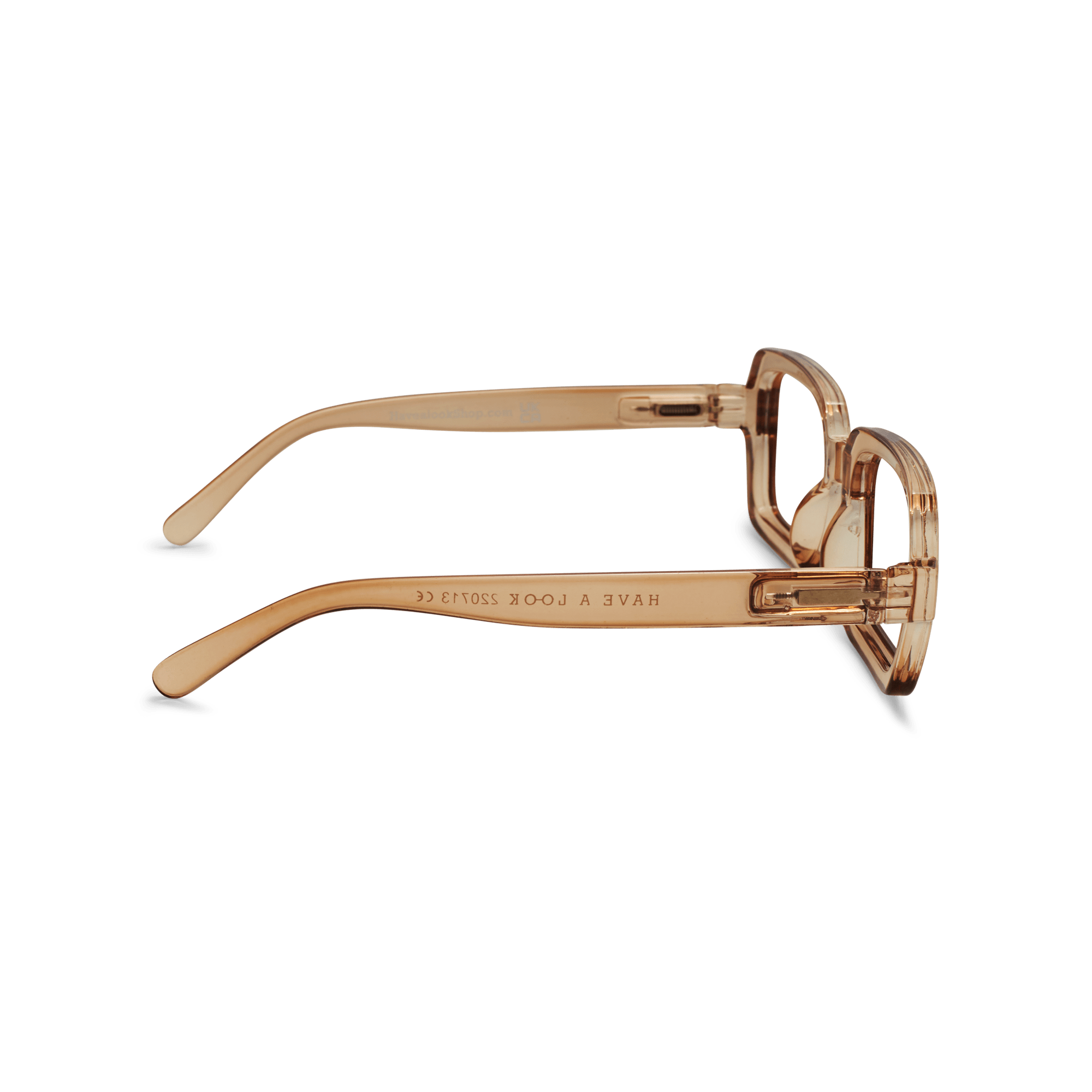 Briller u. styrke Square - brown sugar