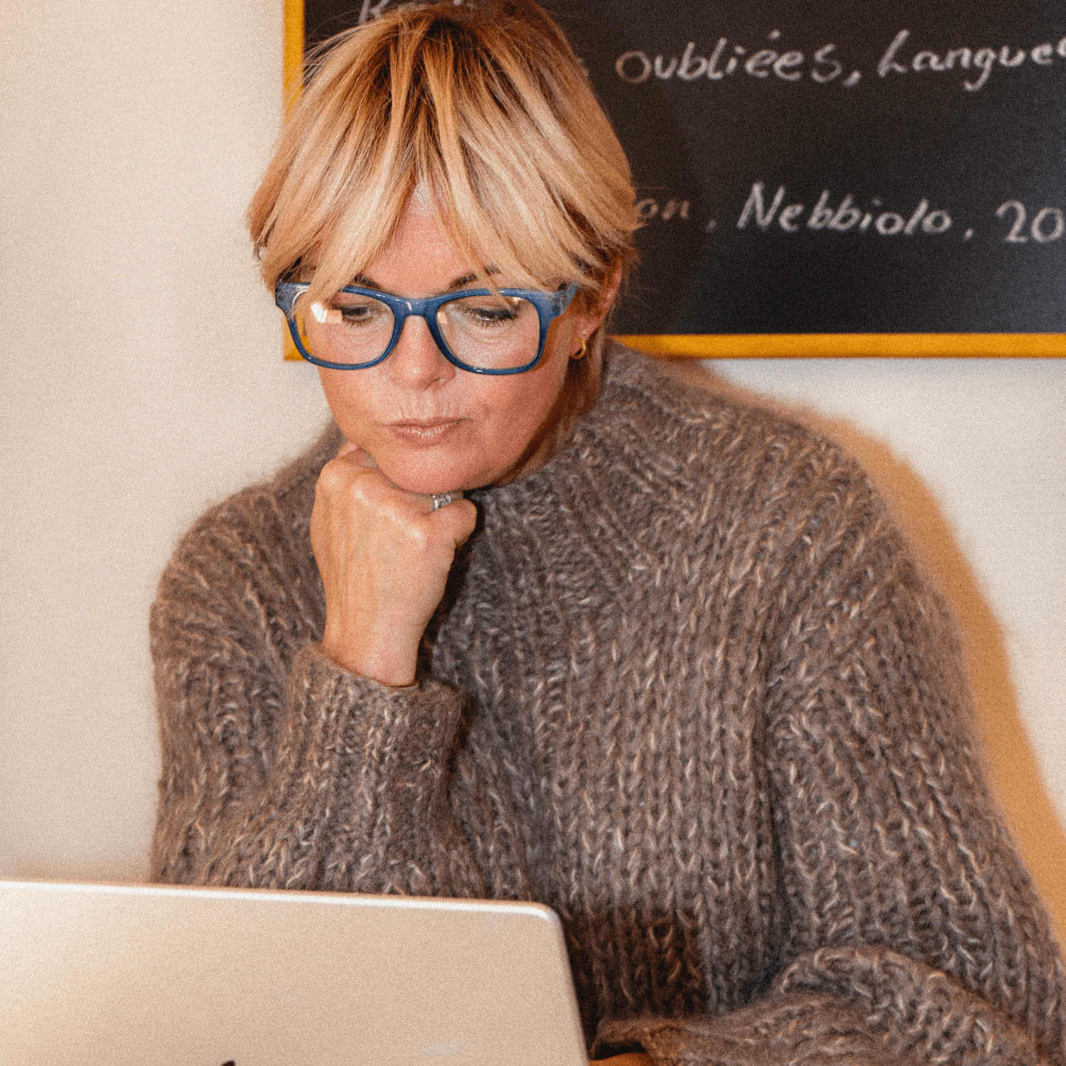 Lesebriller Type B - blue