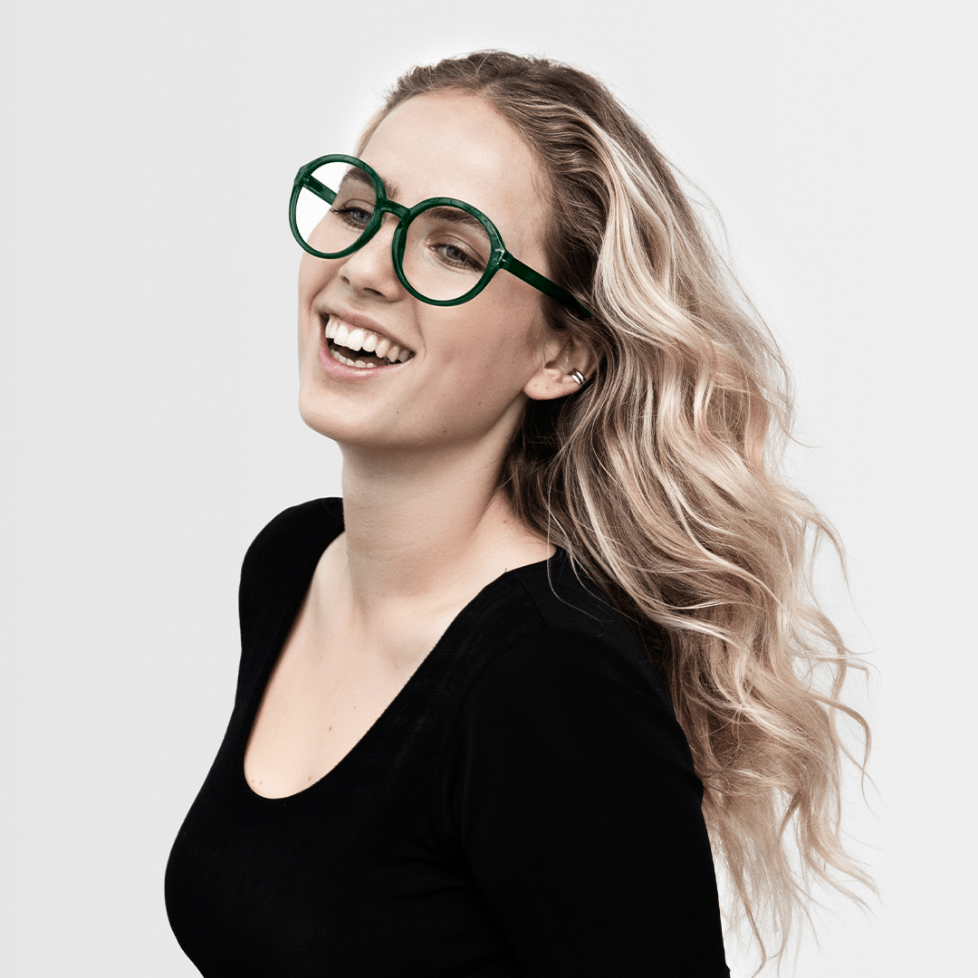 Blålysbriller Diva - green