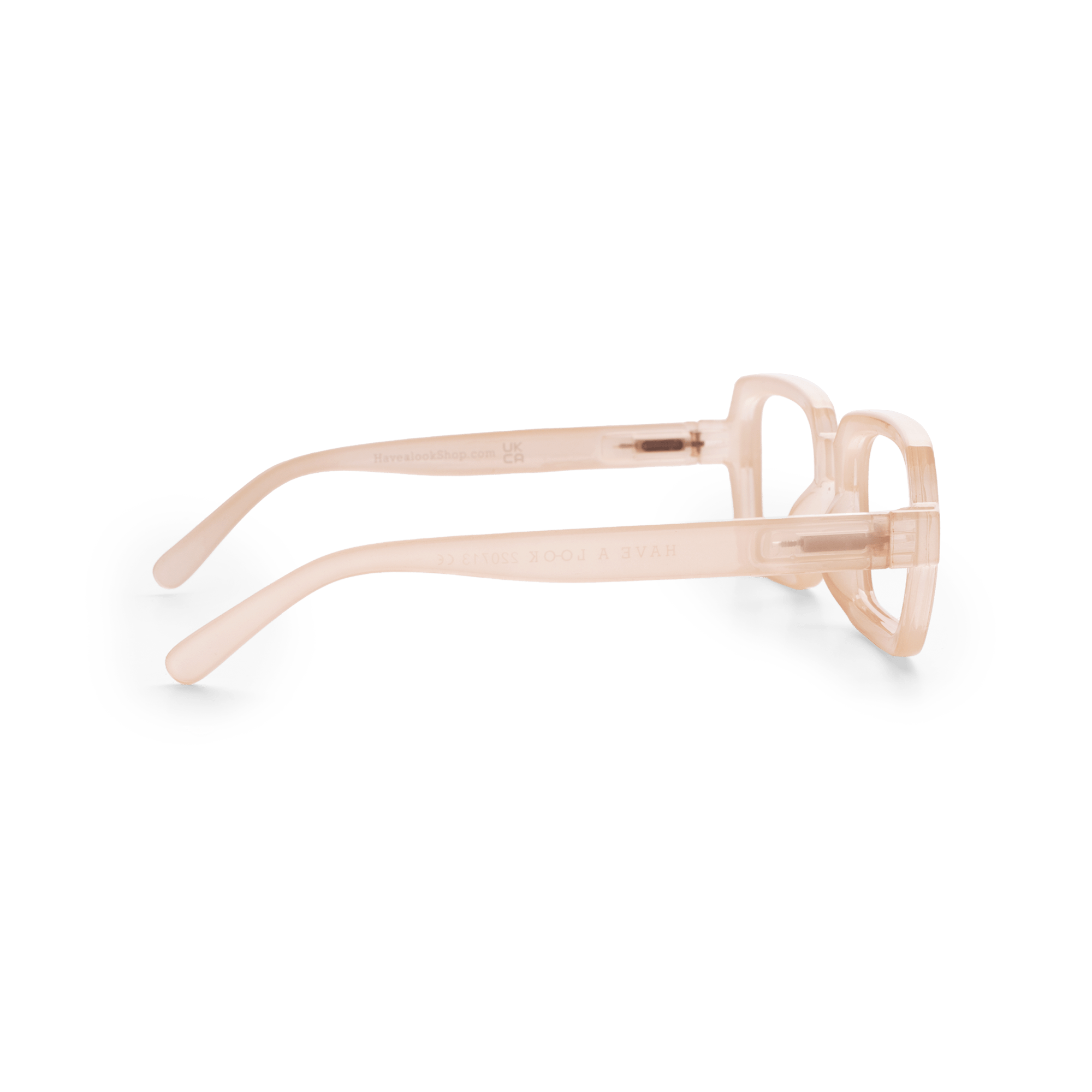 Lesebriller Square - nude