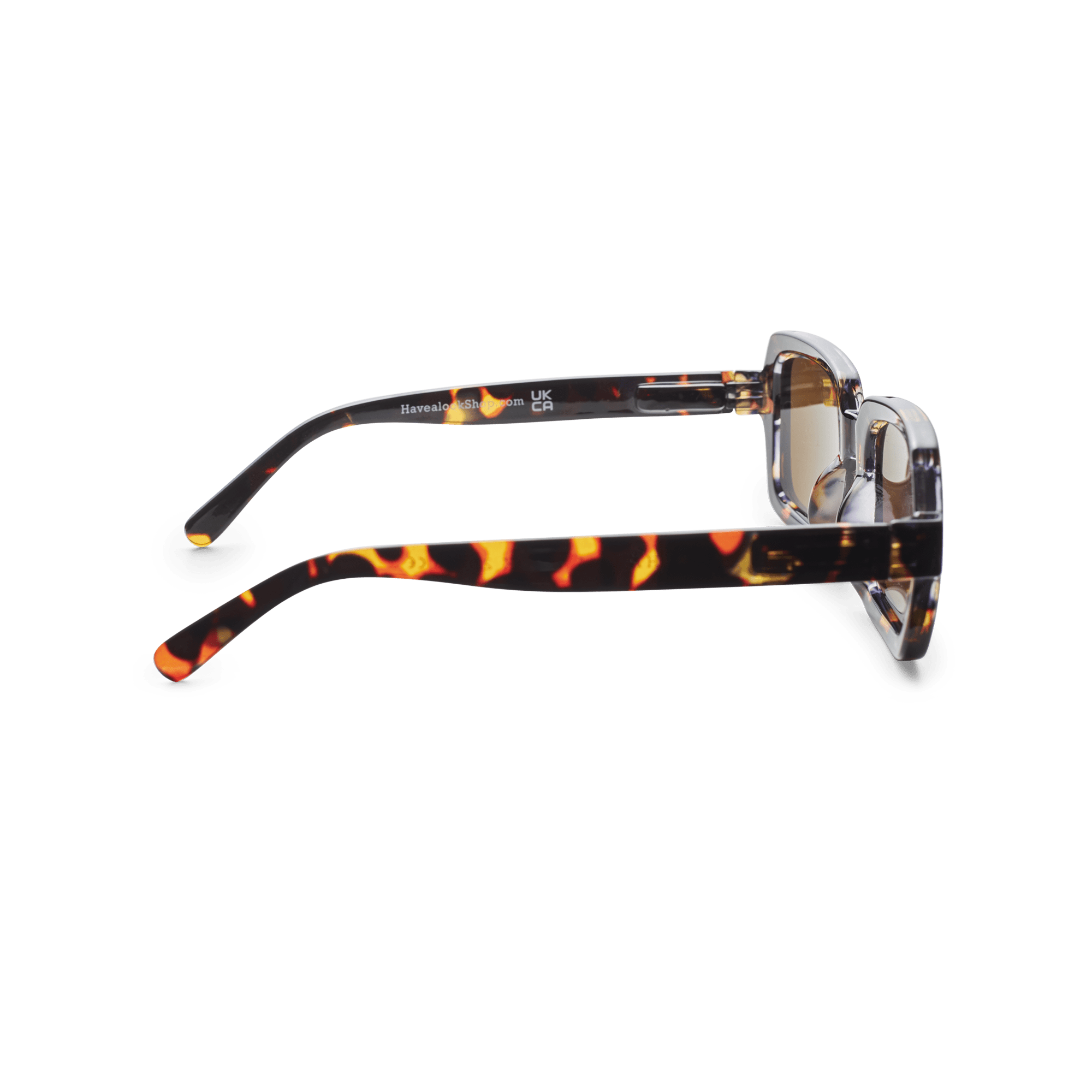 Solbriller m. lesefelt Square - tortoise