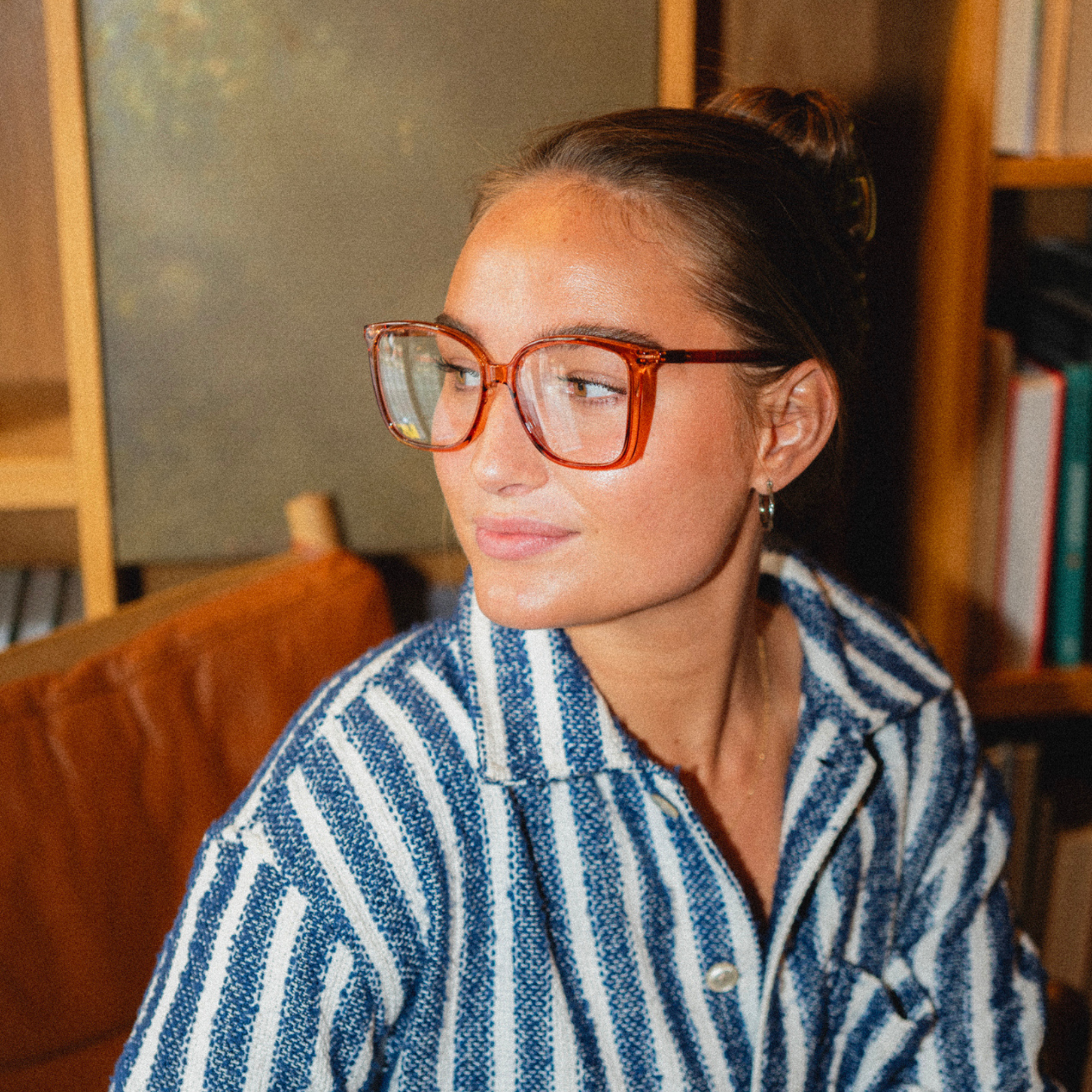 Blålysbriller Nymph - brown