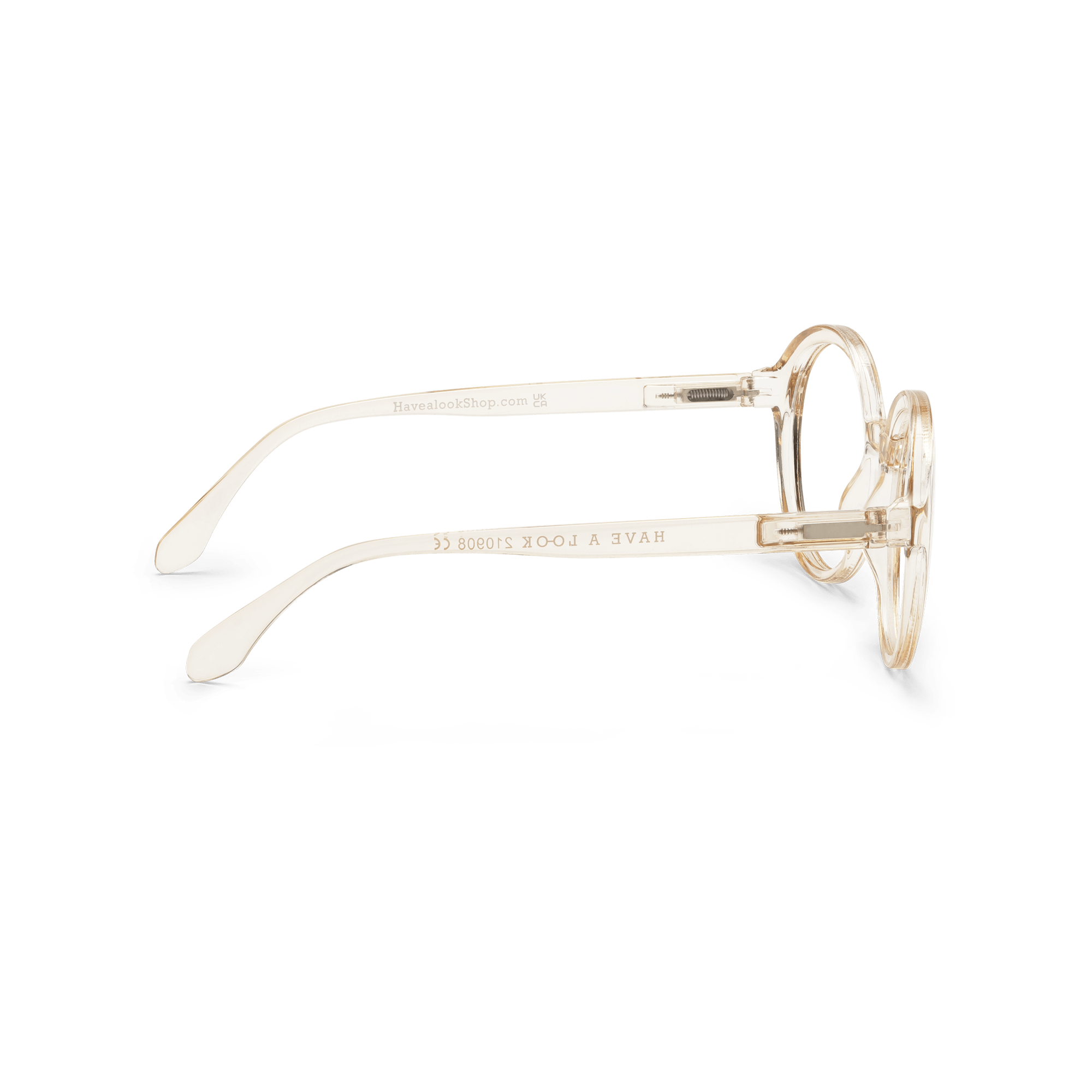 Blålysbriller Diva - champagne