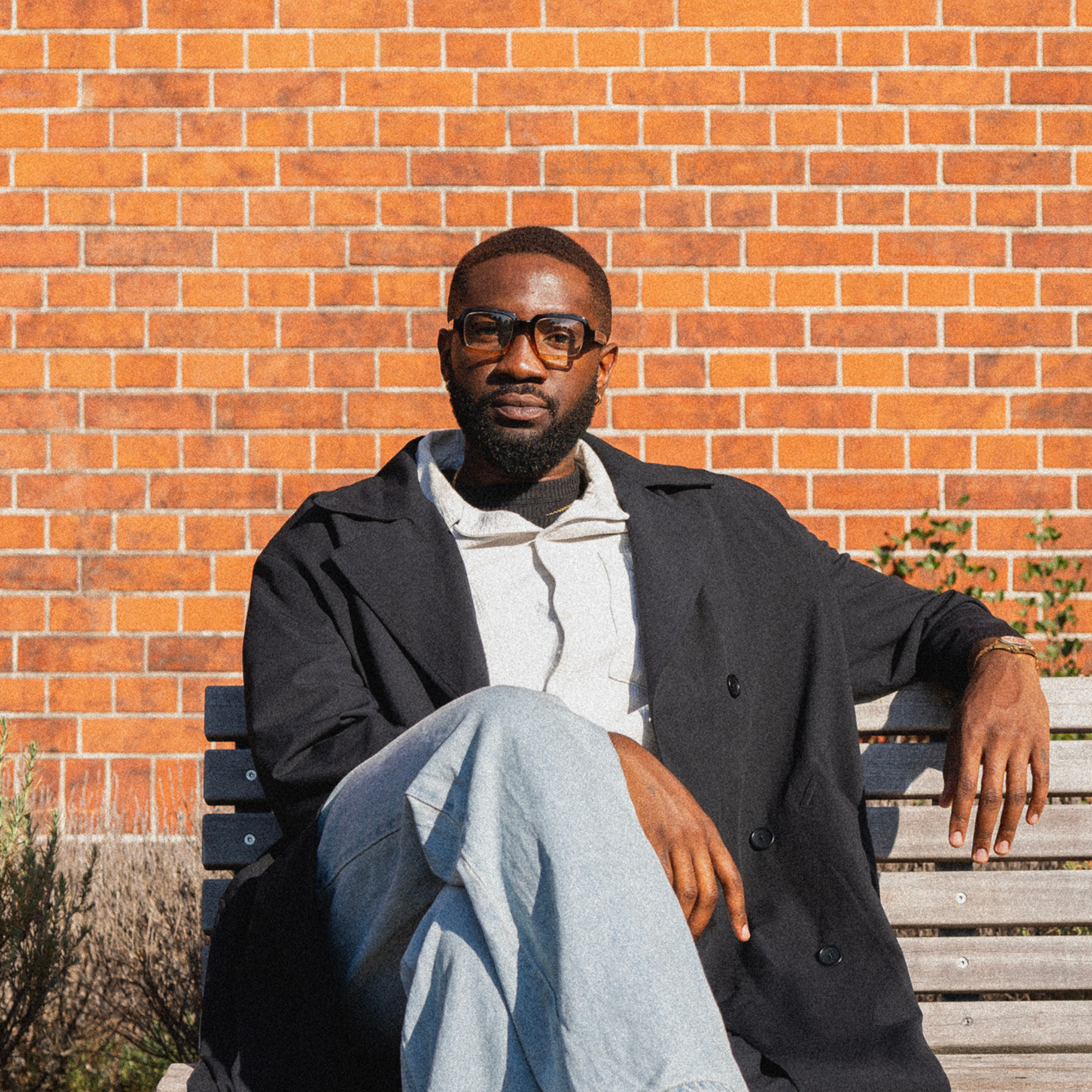 Briller u. styrke Square - black/brown