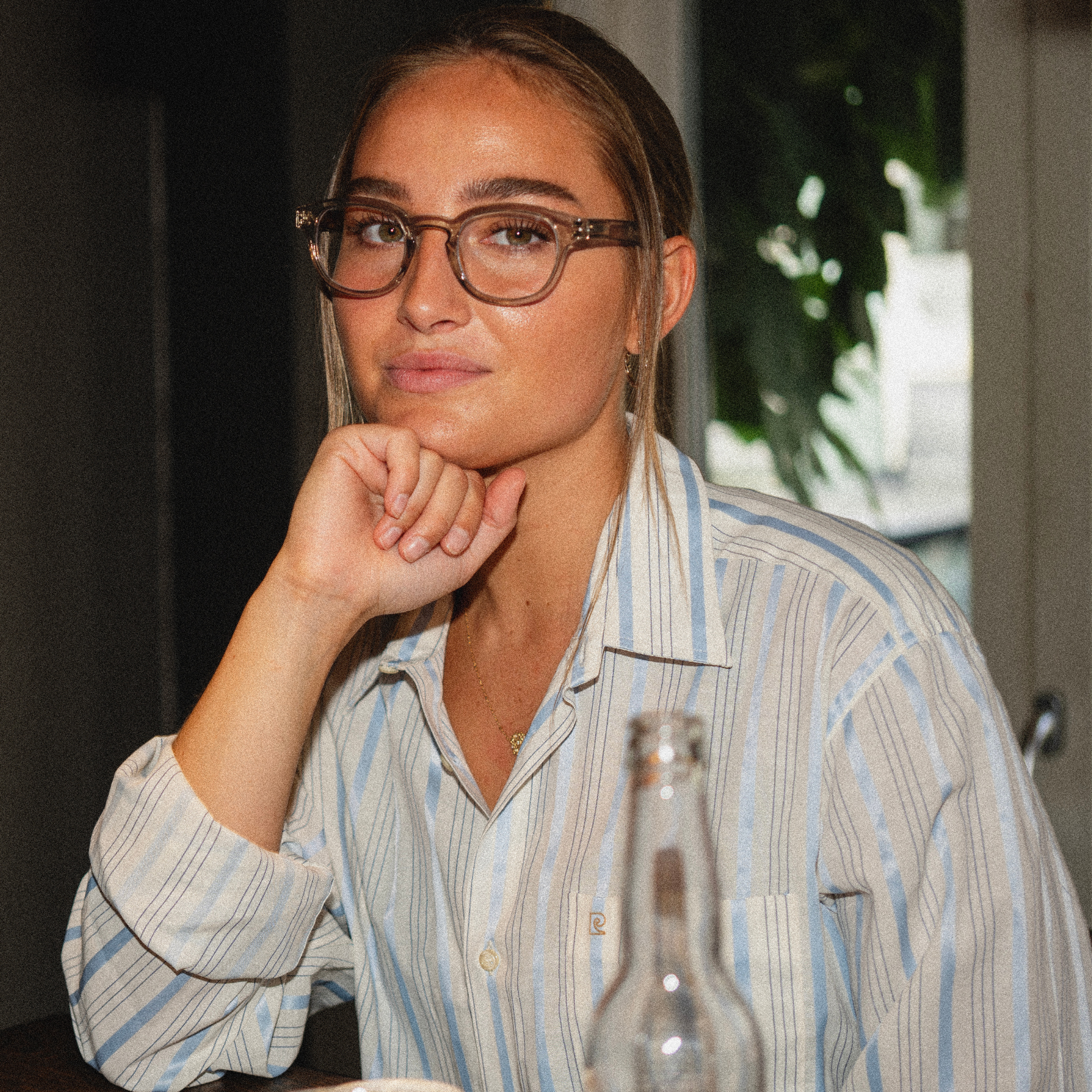 Blålysbriller Type C - olive